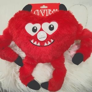 Red Heart Squeaker Pet Toy